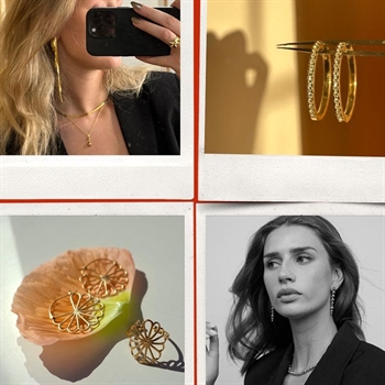 Smykker i varme, gyldne farver til sæsonen